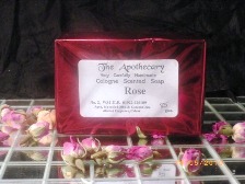 Soap made from rose oil